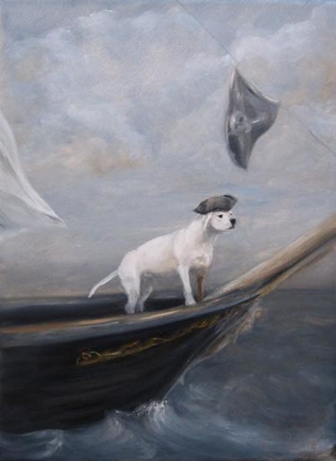 Painting titled "Captain Jack" by Sm Violano, Original Artwork