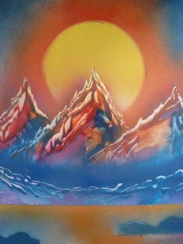 Pintura titulada ""SUNSET"" por Salzitsa Milanova, Obra de arte original