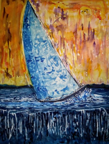 "I want to sail your…" başlıklı Tablo Benny Smet tarafından, Orijinal sanat, Mürekkep