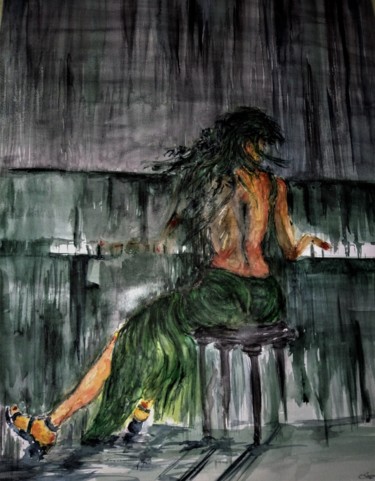 Pintura titulada "Carmina Burana" por Benny Smet, Obra de arte original, Acuarela