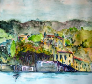 Painting titled "In every dreamhome…" by Benny Smet, Original Artwork, Watercolor