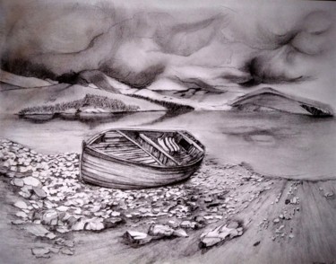 Drawing titled "A deeper shade of s…" by Benny Smet, Original Artwork, Graphite