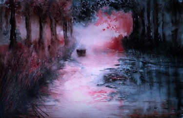 Peinture intitulée "Secondhand daylight…" par Benny Smet, Œuvre d'art originale, Aquarelle