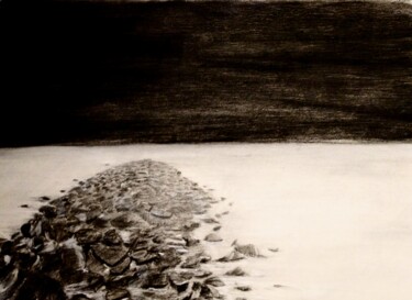 Drawing titled "Don't let me get to…" by Benny Smet, Original Artwork, Charcoal