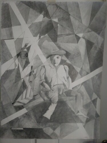 Drawing titled "Pablo Picasso was j…" by Benny Smet, Original Artwork, Graphite