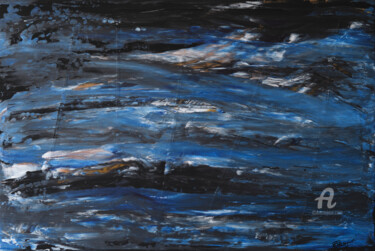 Pittura intitolato "La tristesse" da Smockingart, Opera d'arte originale, Acrilico