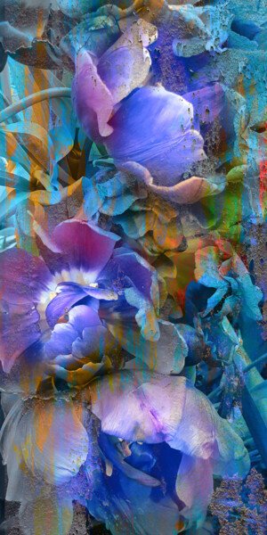 Digital Arts titled "Аzure Spring 1 - ph…" by Elena Smurova, Original Artwork, Digital Painting