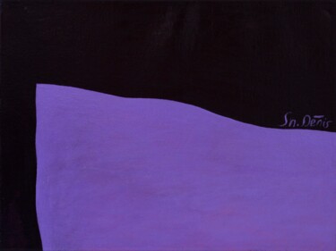 Peinture intitulée "A soft dark night.…" par Snezhana Denis, Œuvre d'art originale, Acrylique