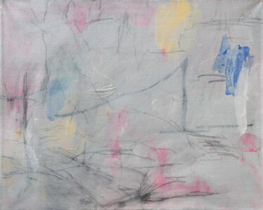 Pittura intitolato "Outlines of the fut…" da Snezhana Denis, Opera d'arte originale, Acrilico
