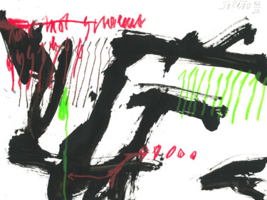 Рисунок под названием "Movement for the sa…" - Snezhana Denis, Подлинное произведение искусства, Акрил