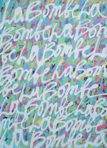 Malerei mit dem Titel "La Bombe. Series of…" von Snezhana Denis, Original-Kunstwerk, Acryl