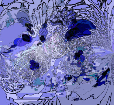 Arts numériques intitulée "La richesse de l'oc…" par Sniegourotchka, Œuvre d'art originale, Travail numérique 2D