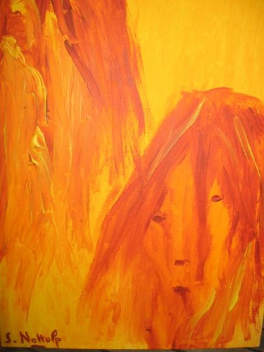 Peinture intitulée "Loin de moi" par Salocin Nottolp, Œuvre d'art originale