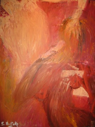 Peinture intitulée "Le lion Fela" par Salocin Nottolp, Œuvre d'art originale