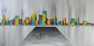 Peinture intitulée "Inaccessible" par So Art, Œuvre d'art originale, Acrylique Monté sur Châssis en bois