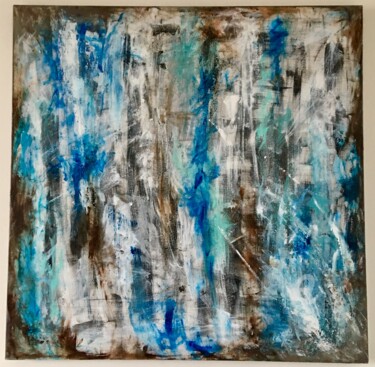 Painting titled "Blue day" by So Arty, Original Artwork, Acrylic