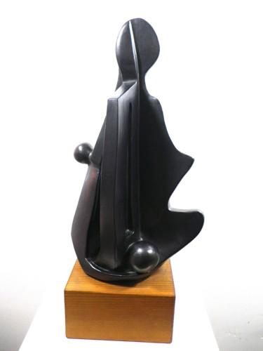 Skulptur mit dem Titel "Le passage" von Sophie Gaborit, Original-Kunstwerk, Terra cotta