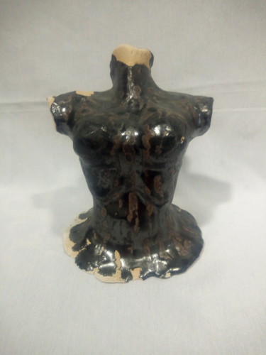 Sculpture intitulée "L'Ecervelée" par Sue, Œuvre d'art originale, Argile