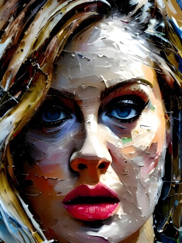 Arte digitale intitolato "Adele" da Sobalvarro, Opera d'arte originale, Pittura digitale