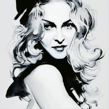 Digital Arts titled "Madonna" by Sobalvarro, Original Artwork, AI generated image