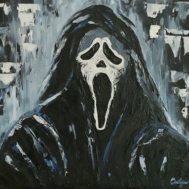 Digital Arts titled "Masked Horror Icon" by Sobalvarro, Original Artwork, AI generated image