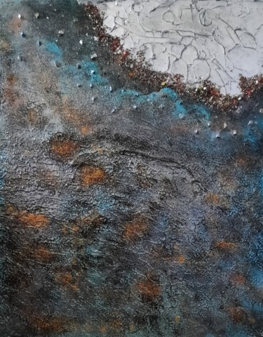 Peinture intitulée "Star dust" par Sobo, Œuvre d'art originale, Acrylique