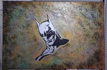 Painting titled "Batman" by Sobo, Original Artwork, Acrylic