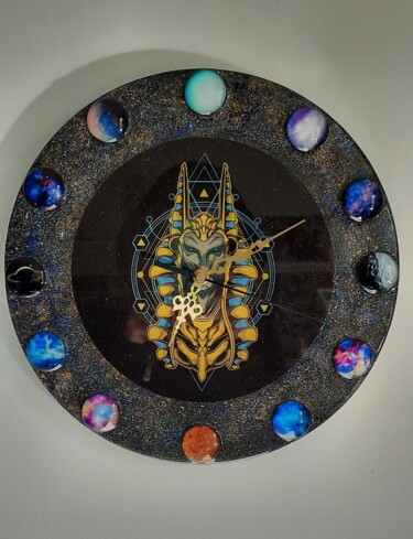 Peinture intitulée "Anubis" par Sobo, Œuvre d'art originale, Acrylique