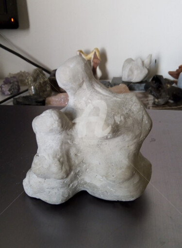 Скульптура под названием "Mother & Son" - Sobreira Airton, Подлинное произведение искусства, бетон