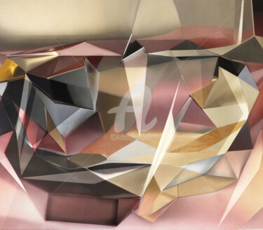 Arte digital titulada "Cubes" por Sobreira Airton, Obra de arte original, Pintura Digital