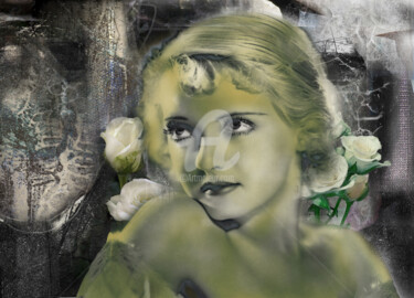 Digitale Kunst getiteld "Beth Davis" door Sobreira Airton, Origineel Kunstwerk, Digitaal Schilderwerk