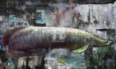 Digital Arts titled "arapaima" by Sobreira Airton, Original Artwork, Digital Painting