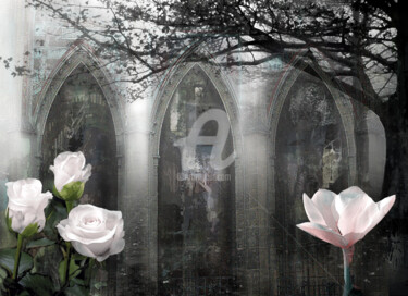 Коллажи под названием "dream-garden" - Sobreira Airton, Подлинное произведение искусства, Другой