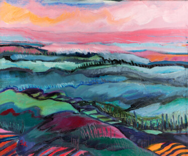 Paisaje 6 Pintura titulada "Paisaje 6" por Soco Vara De Rey, Obra de arte original, Oleo