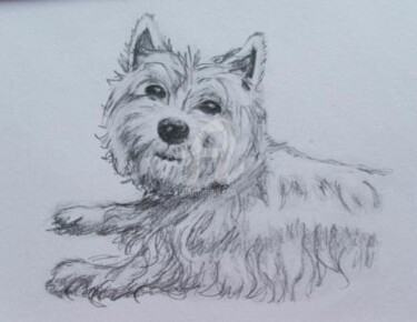 Drawing titled "our dog" by Cj.Sodder, Original Artwork, Other