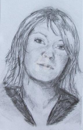 Drawing titled "Anne" by Cj.Sodder, Original Artwork, Other