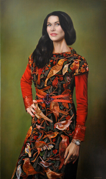 Pintura titulada "Портрет на заказ по…" por Sof A Elizabet Rehling, Obra de arte original, Oleo