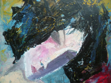 Картина под названием "Sleeping" - Soffya, Подлинное произведение искусства, Акрил