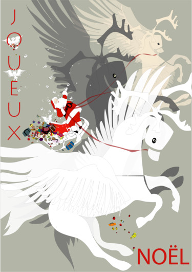 "Joyeux Noël" başlıklı Dijital Sanat Soffya tarafından, Orijinal sanat, Dijital Resim