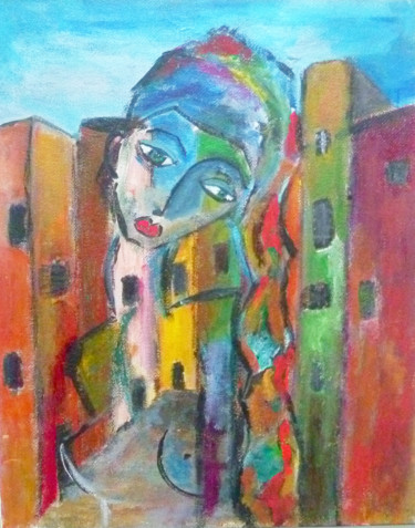 Painting titled "in-love.jpg" by Soffya, Original Artwork, Acrylic