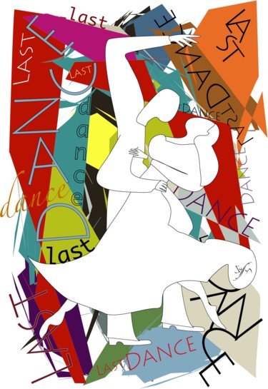 Digitale Kunst mit dem Titel "Last Dance" von Soffya, Original-Kunstwerk, Digitale Malerei