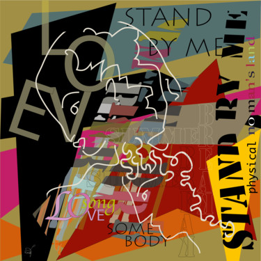 Arte digitale intitolato "Stand by me" da Soffya, Opera d'arte originale, Pittura digitale