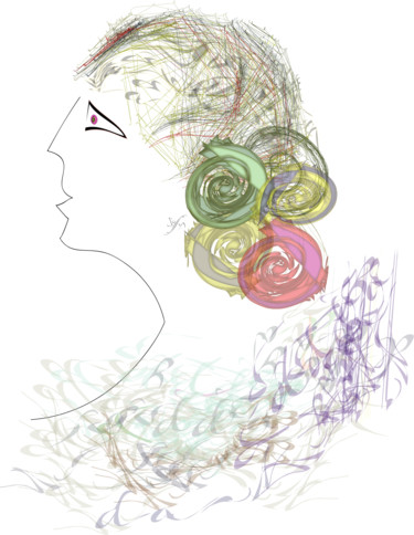 「Dora」というタイトルのデジタルアーツ Soffyaによって, オリジナルのアートワーク, デジタル絵画