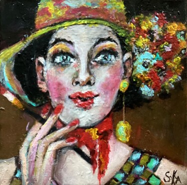 Painting titled "Années folles de Ja…" by Soffya, Original Artwork, Acrylic