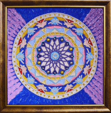 Painting titled "Mandala" by Sofia Anashkina (As Anasha), Original Artwork, Acrylic