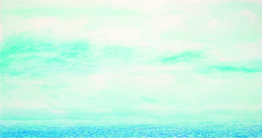 Pittura intitolato "Bruma en mar" da Sofia Gutierrez, Opera d'arte originale, Acrilico