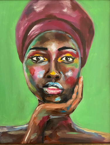 绘画 标题为“Королева Африки” 由Sofia Martyshchenko, 原创艺术品, 油