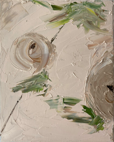 Картина под названием "Розы в пустыне" - Sofia Martyshchenko, Подлинное произведение искусства, Масло
