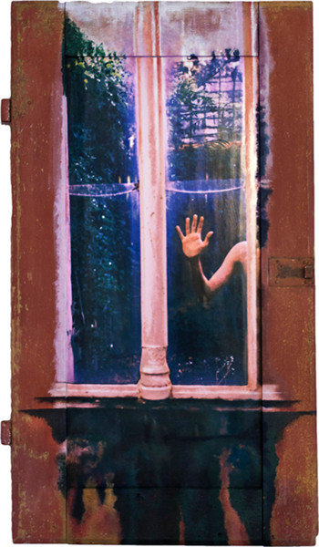 「Out of the window」というタイトルの絵画 Sofia Sguerriによって, オリジナルのアートワーク