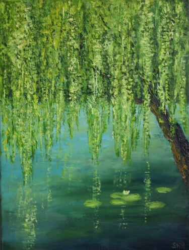 Peinture intitulée "spring" par Sofia Still, Œuvre d'art originale, Huile